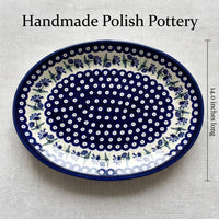 Sweet Annie Large Serving Platter Polish Pottery