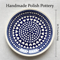 Valentina Dinner Plate Polish Pottery
