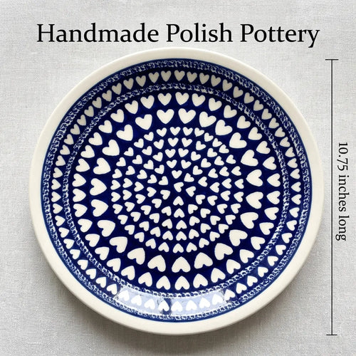 Valentina Dinner Plate Polish Pottery