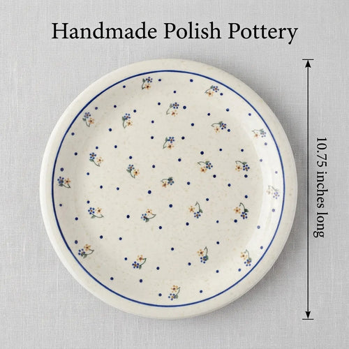 Country Meadow Dinner Plate Polish Pottery