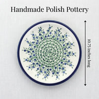 Polish Pottery Dimensions Porcelain Vine Dinner Plate