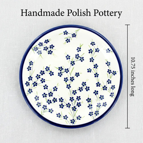 Polish Pottery Dimensions Willow Dinner Plate