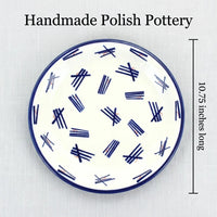 Polish Pottery Dimensions Zoe Dinner Plate