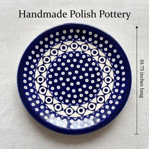 Xandra Dinner Plate Polish Pottery