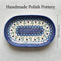 Polish Pottery Dimensions Savannah Small Oval Platter