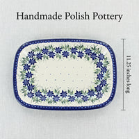 Sierra Medium Rectangular Serving Platter Polish Pottery