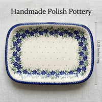 Sierra Large Rectangular Serving Platter Polish Pottery