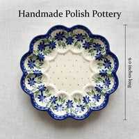 Sierra Egg Plate Polish Pottery