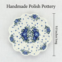 Melanie Egg Plate Polish Pottery