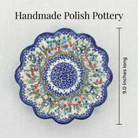 Garden of Eden Egg Plate Polish Pottery