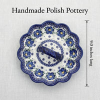 Spring Blossom Egg Plate Polish Pottery