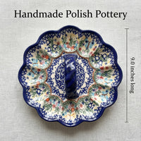Garden of Eden Egg Plate Polish Pottery