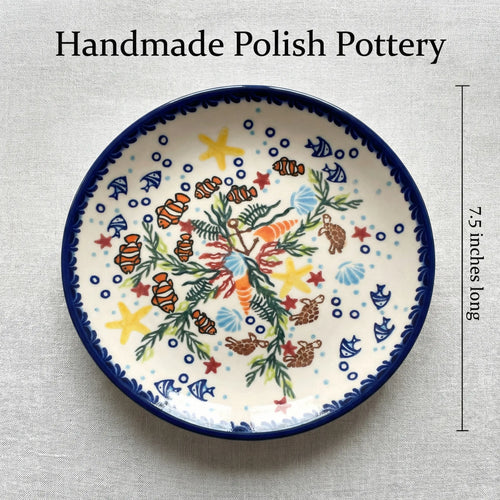 Polish Pottery Dimensions Atlantis Dessert Plate