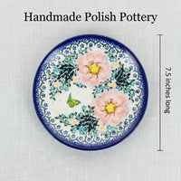 Polish Pottery Dimensions Apple Blossom Dessert Plate