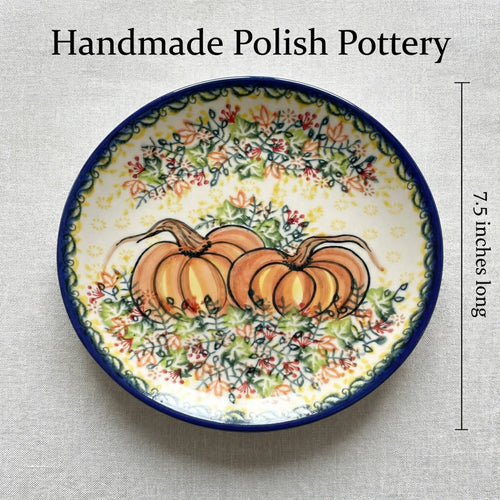 Polish Pottery Dimensions Harvest Festival Dessert Plate