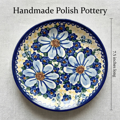 Polish Pottery Dimensions Daisy Surprise Dessert Plate