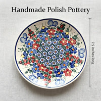 Polish Pottery Dimensions Garden Butterfly Dessert Plate
