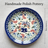 Polish Pottery Dimensions Christmas Bounty Dessert Plate