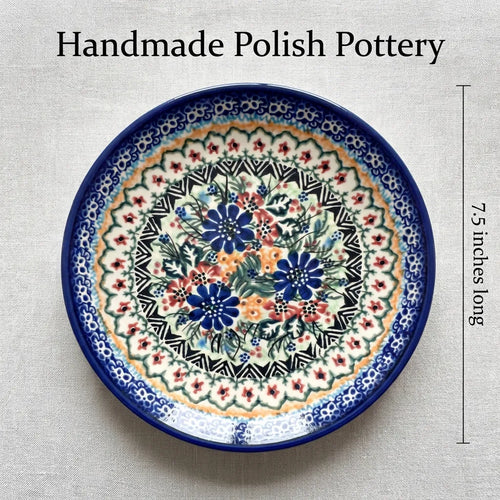 Polish Pottery Dimensions Ashley Dessert Plate