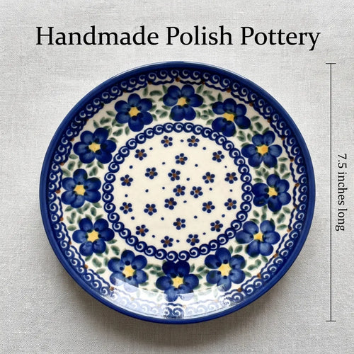 Polish Pottery Dimensions Spring Blossom Dessert Plate