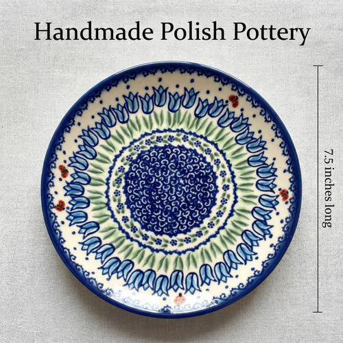 Polish Pottery Dimensions Garden Tulip Dessert Plate