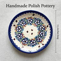 Polish Pottery Dimensions Scarlett Dessert Plate