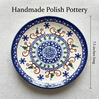 Polish Pottery Dimensions Noel Nights Dessert Plate