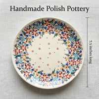 Polish Pottery Dimensions Tara Dessert Plate