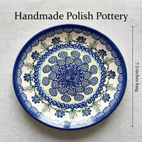 Polish Pottery Dimensions Charleston Dessert Plate