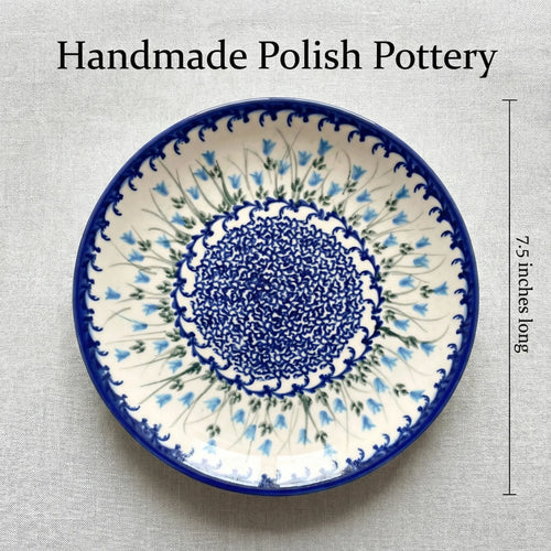 Polish Pottery Dimensions Misty Dessert Plate