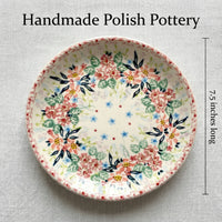 Polish Pottery Dimensions Fairy Meadow Dessert Plate