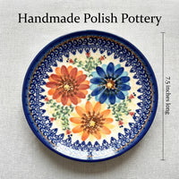 Polish Pottery Dimensions Autumn Burst Dessert Plate