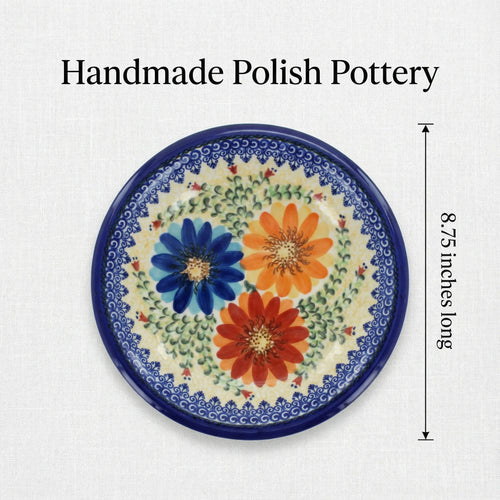Polish Pottery Dimensions Autumn Burst Soup Plate
