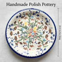 Polish Pottery Dimensions Atlantis Dinner Plate