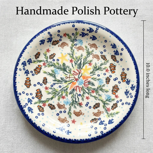 Polish Pottery Dimensions Atlantis Dinner Plate