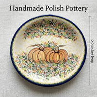 Polish Pottery Dimensions Harvest Festival Dinner Plate