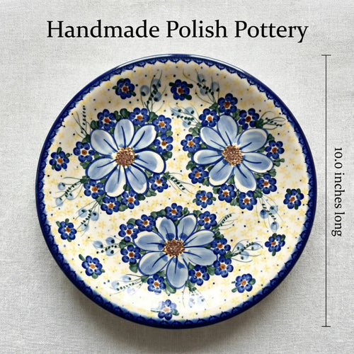 Polish Pottery Dimensions Daisy Surprise Dinner Plate