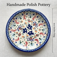Polish Pottery Dimensions Christmas Bounty Dinner Plate