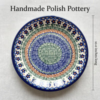 Polish Pottery Dimensions Aztec Flower Dinner Plate