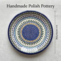 Polish Pottery Dimensions Holiday Pine Dinner Plate