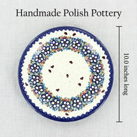Polish Pottery Dimensions Scarlett Dinner Plate