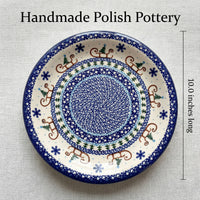 Polish Pottery Dimensions Noel Nights Dinner Plate