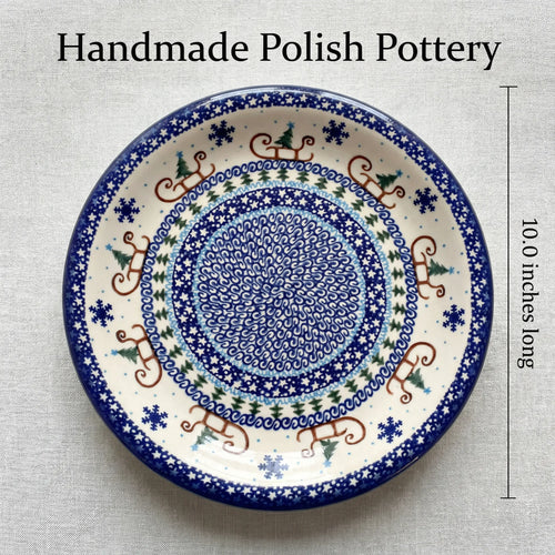 Polish Pottery Dimensions Noel Nights Dinner Plate