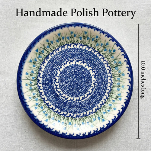Polish Pottery Dimensions Misty Dinner Plate