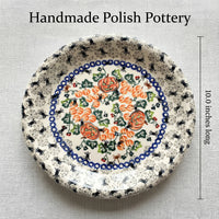 Polish Pottery Dimensions Trick or Treat Dinner Plate