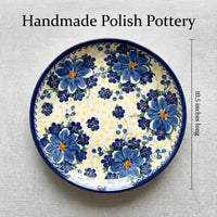 Daisy Surprise Cake Plate Polish Pottery