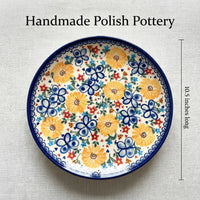 Butterfly Cake Plate Polish Pottery