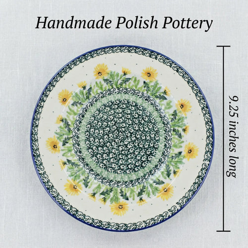 Polish Pottery Dimensions Dandelion Soup Plate