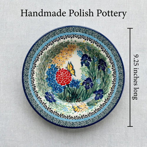 Polish Pottery Dimensions Teresa Soup Plate