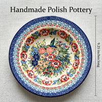 Polish Pottery Dimensions Hummingbird Soup Plate